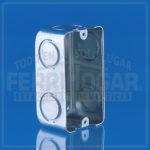 CAJA 2 x 5 TIPO AMERICANA GALVANIZADA