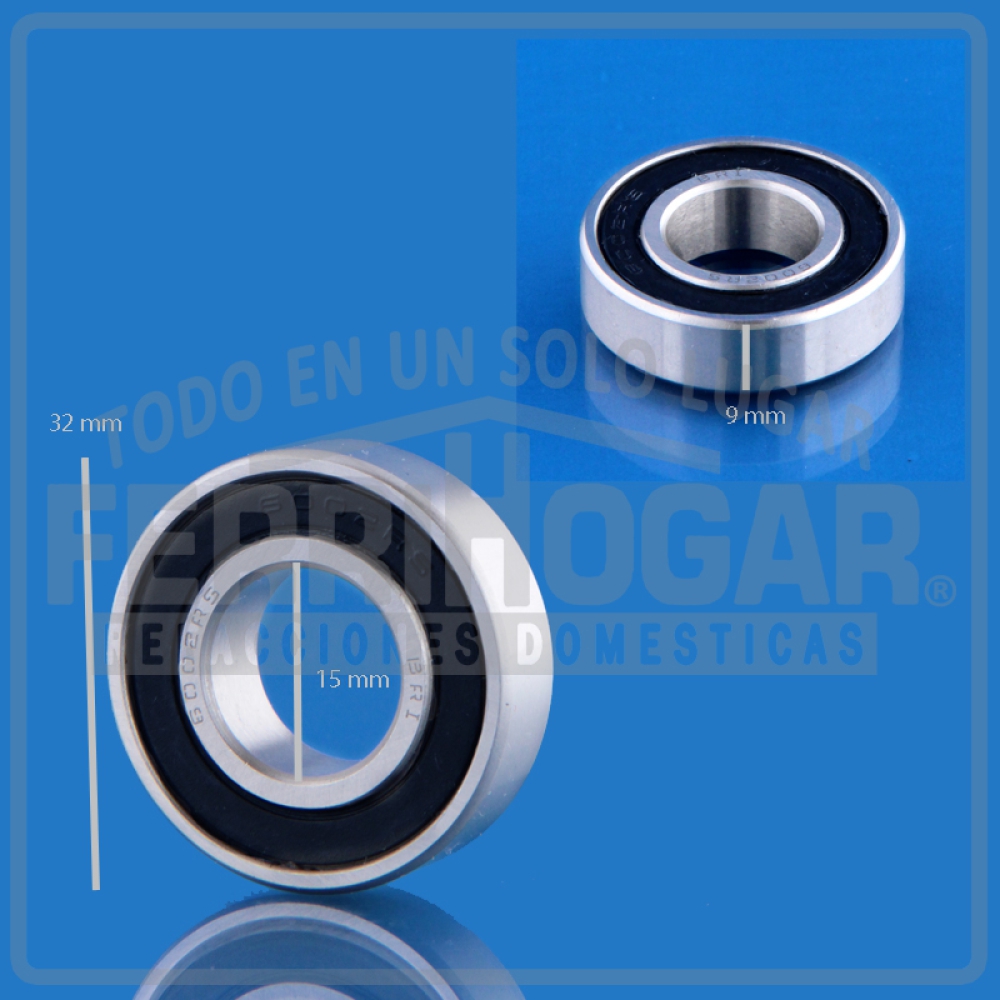 BALERO PARA MOTOR AIRE ACONDICIONADO 6002 15X32X9MM