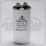 CAPACITOR AIRE ACONDICIONADO 40 MFD 440V REDONDO