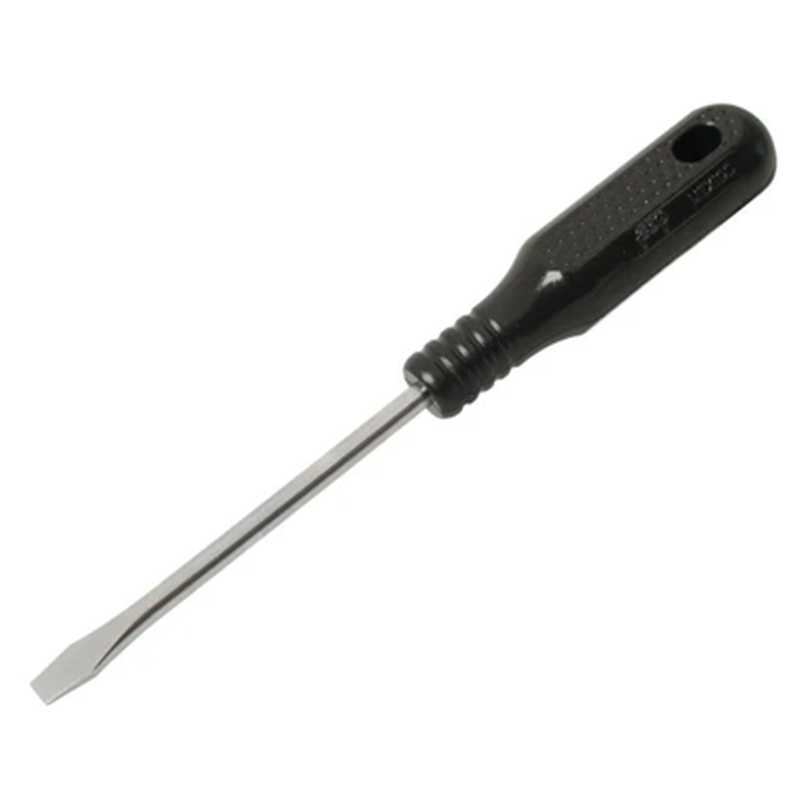 DESTORNILLADOR PLANO MANGO NEGRO 1/4 x 4