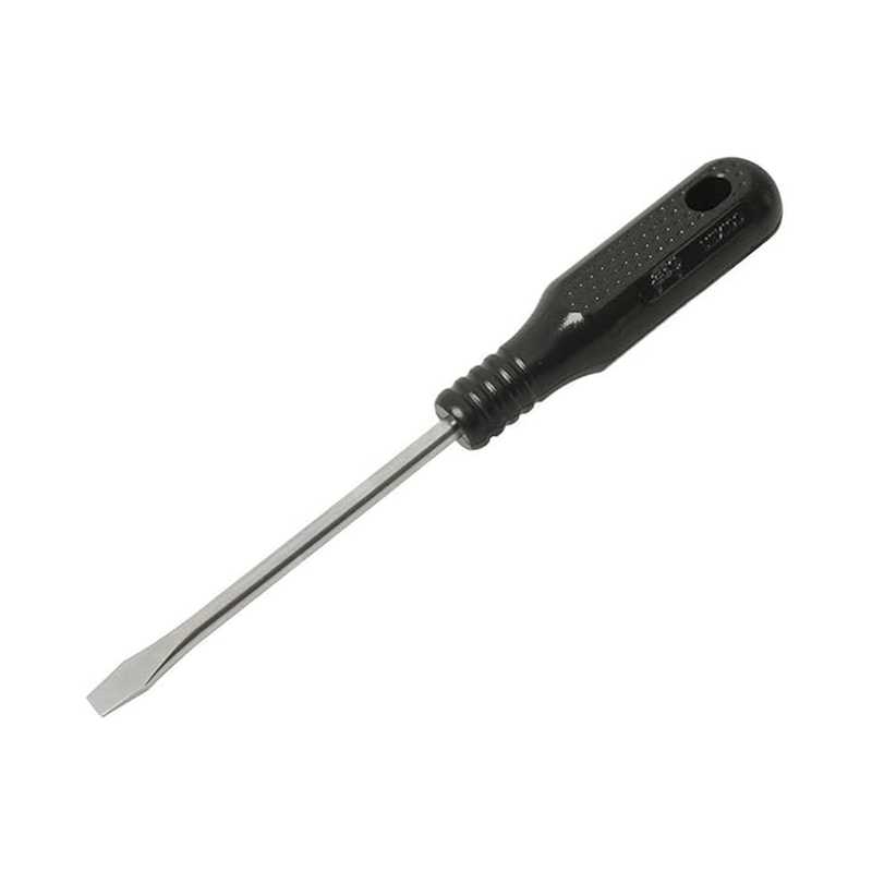 DESTORNILLADOR PLANO MANGO NEGRO 1/4 x 6