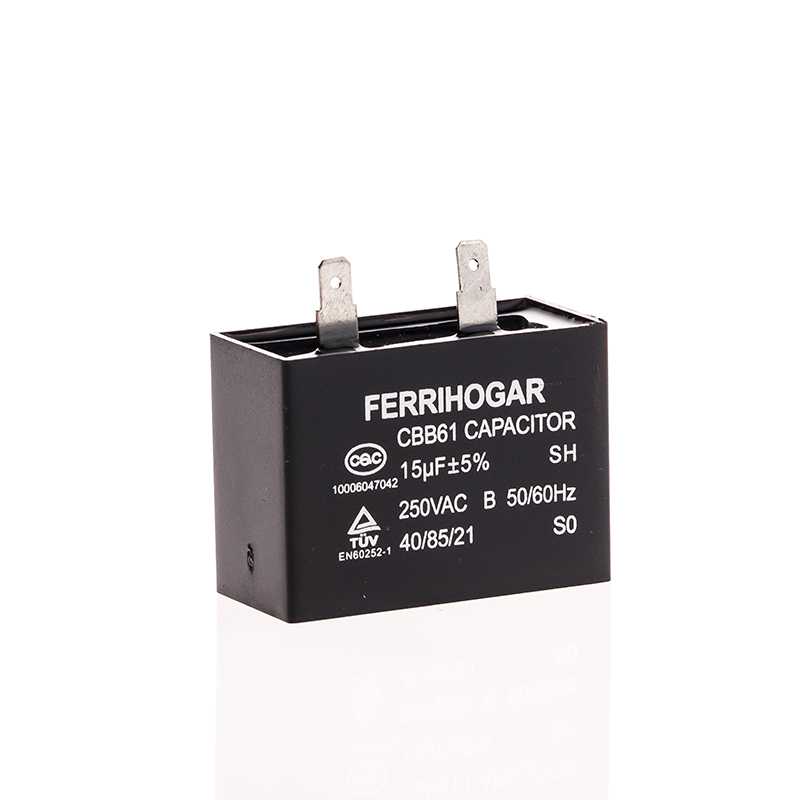 CAPACITOR VENTILADOR 15 MFD 250V