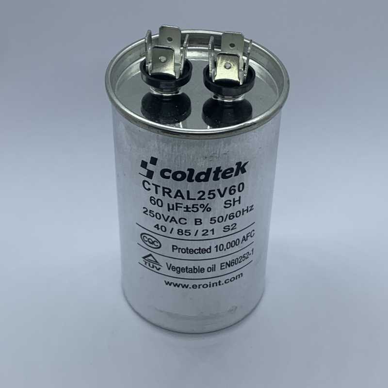 CAPACITOR TRABAJO AIRE ACONDICIONADO 60 MFD 250V