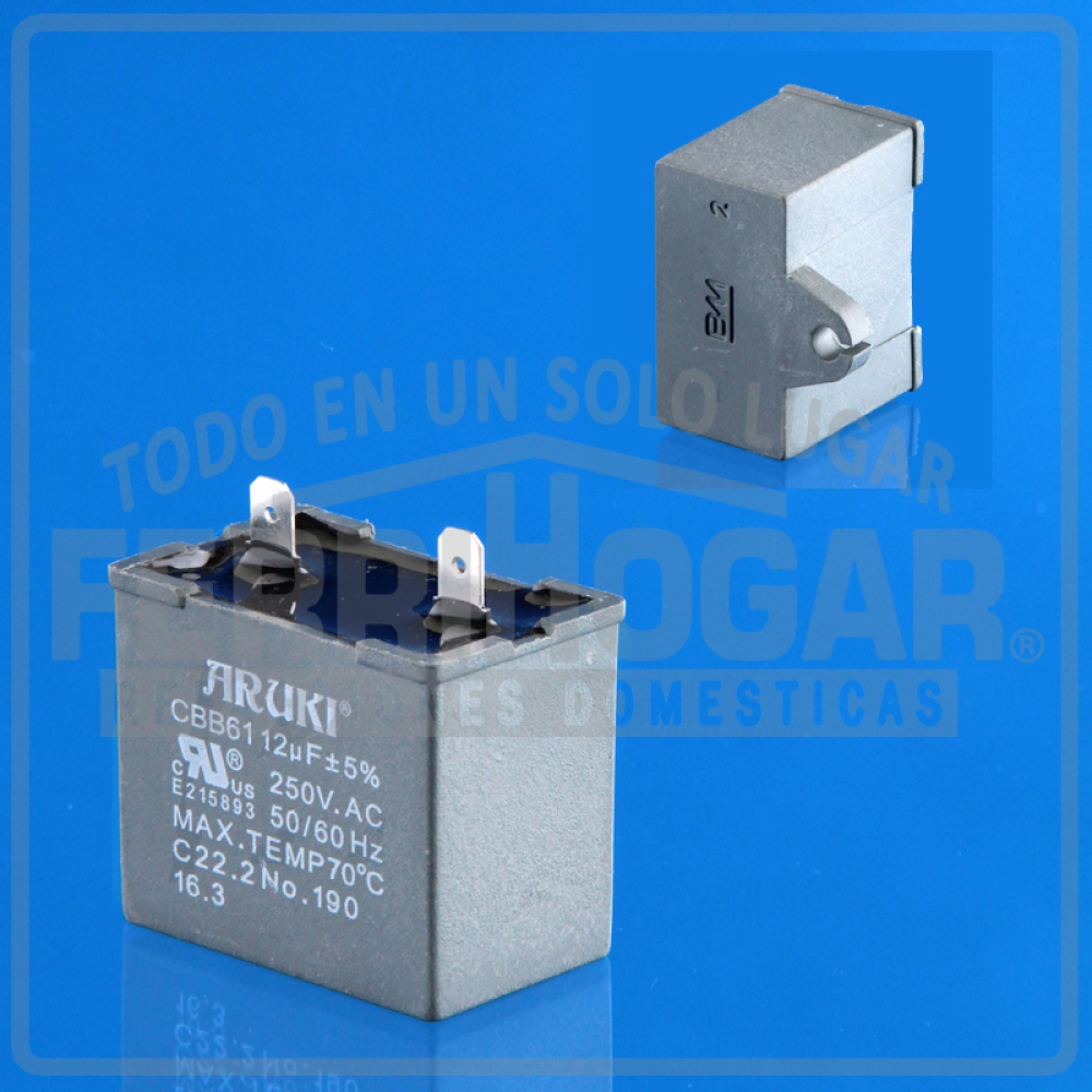 CAPACITOR REFRIGERADOR MABE UNIVERSAL 12 MFD