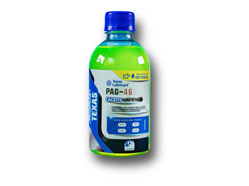 ACEITE REFRIGERACION TX PAG-46 CON DETECTOR DE FUGAS 8oz